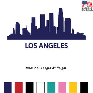 Los Angeles City Buildings High Performance Vinyl Decal Sticker Oracal 751C